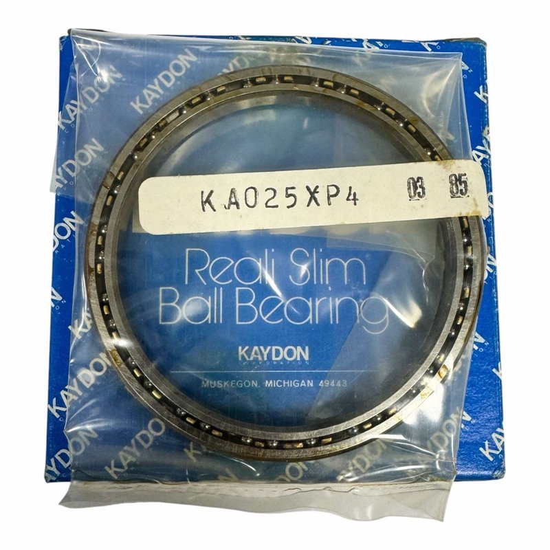 KA025XP4 Kaydon Four Point Contact Bearing OD:76.5mm ID:62.5mm W:6.85mm