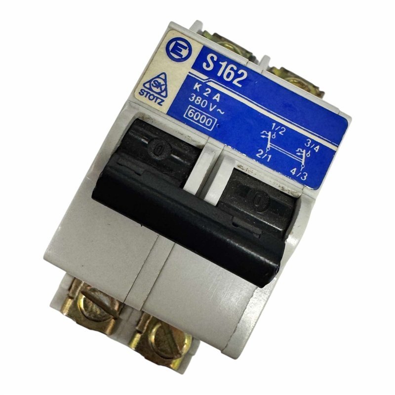 S162 K2A 2 Pole Circuit Breaker 380Vac