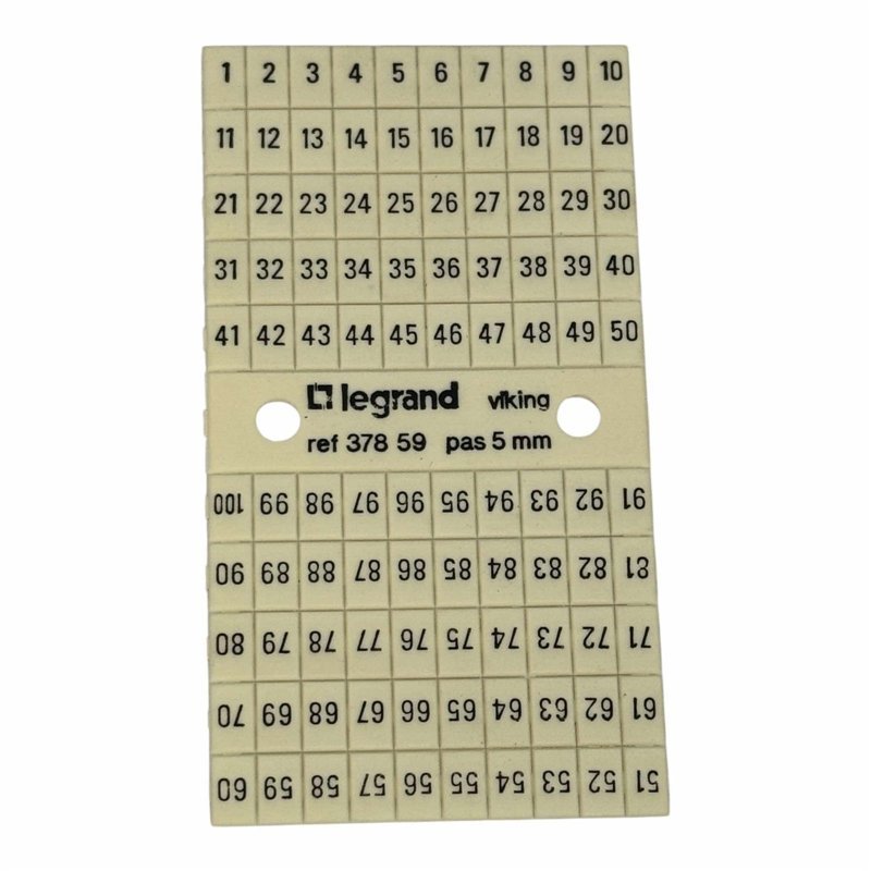 37859 Legrand Side On Cable Markers