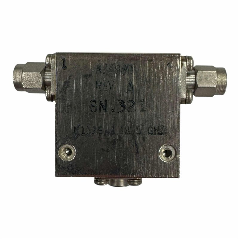Harris Coaxial Isolator SMA(m-m) 1.1175-1.185Ghz Isol.21db Loss 0.5db