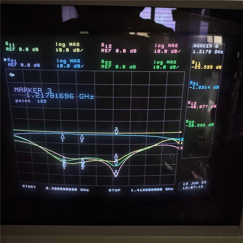Harris Coaxial Isolator SMA(m-m) 1.1175-1.185Ghz Isol.21db Loss 0.5db