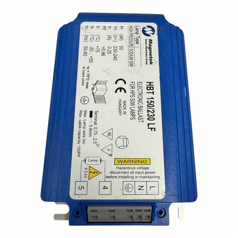 HBT-150/230LF Magnetek Electronic Ballast For HPS Lamps 50W