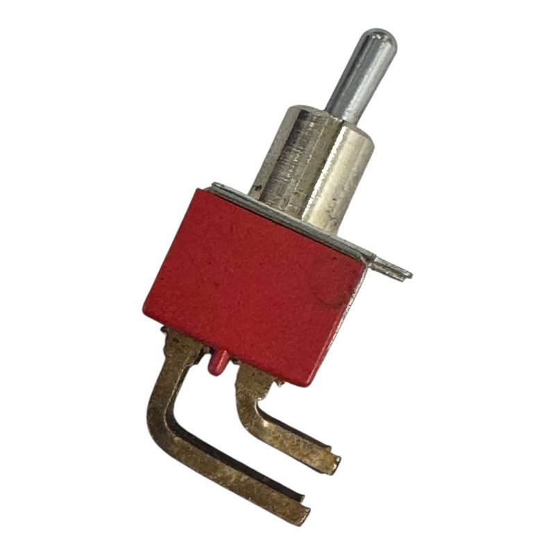 7211 C&K Toggle Switch Right Angle DPDT 2A/250Vac 5A/125Vac