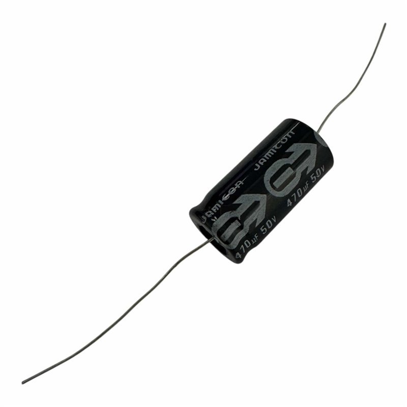 Jamicon Capacitor Axial Electrolytic 470uF 50V 26.5x13.25mm