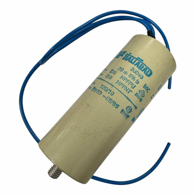 Motor Run Capacitor 20uF 450V 98x40mm