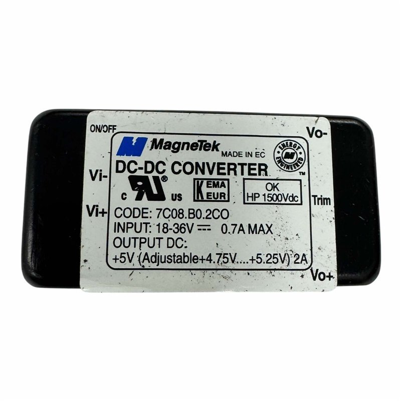 7C08.B0.2CO Magnetek DC DC Converter Vin:18-36V/0.7A Vout:5V/2A