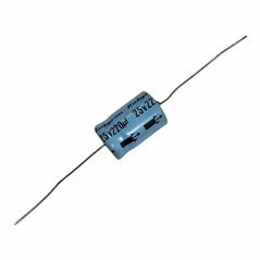 Rubicon Capacitor Axial Electrolytic 220uF 25V 21.5x13.25mm