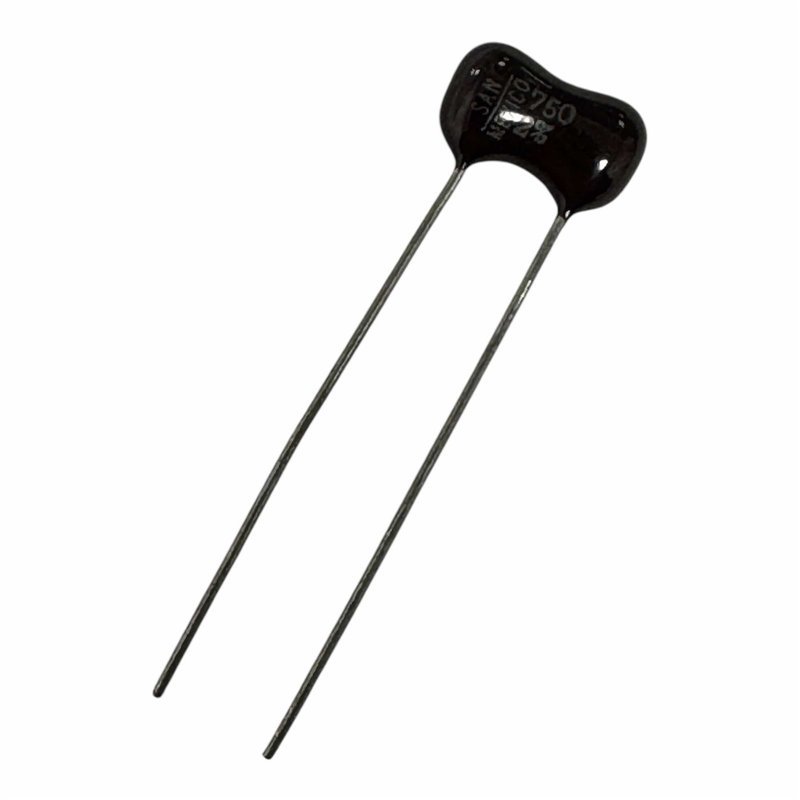 Sangamo Capacitor Radial Silver Mica 750pF 300V 2%