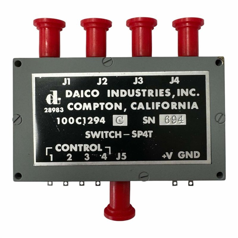 100C1294C Daico RF Coaxial Switch SMA SP4T 4 Way