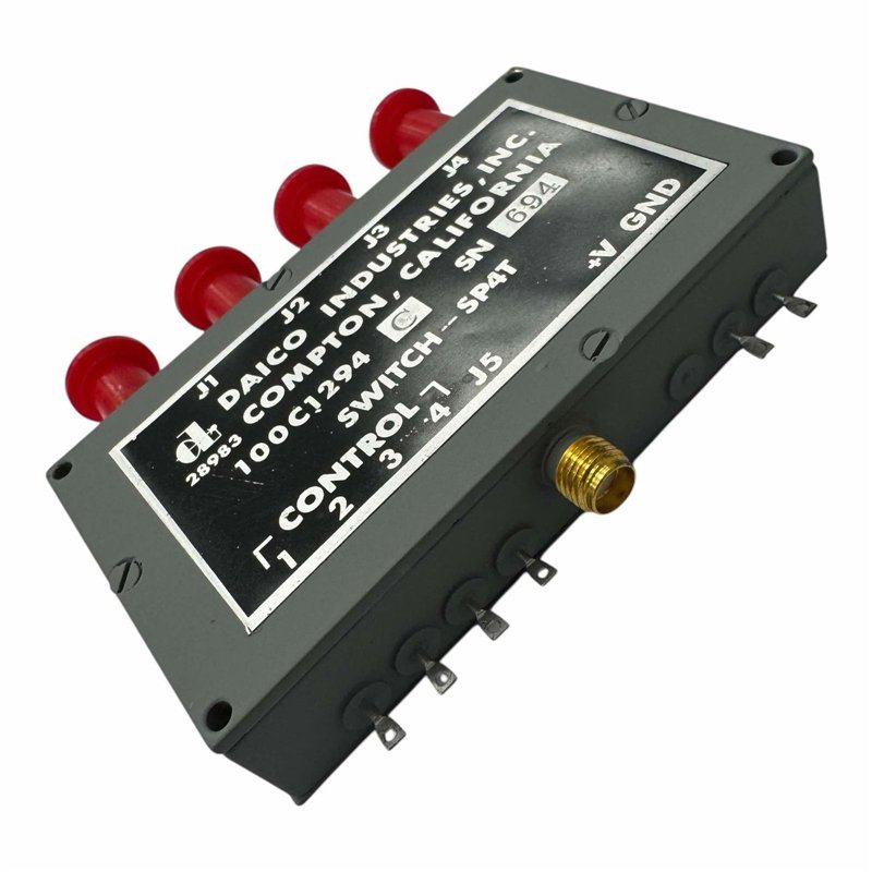100C1294C Daico RF Coaxial Switch SMA SP4T 4 Way