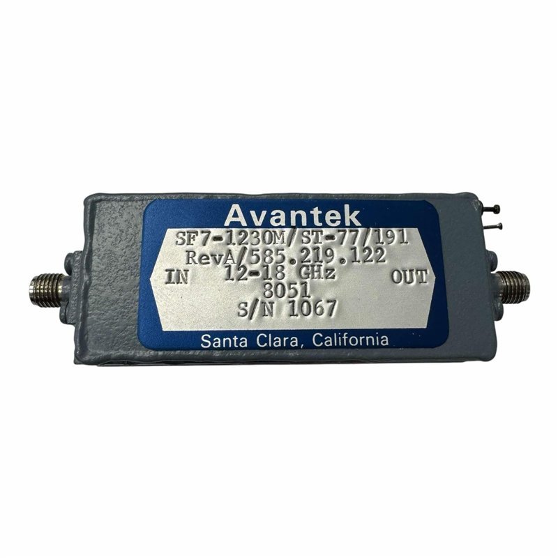 SF-1230M Avantek Microwave Amplifier SMA 12-18Ghz +15V