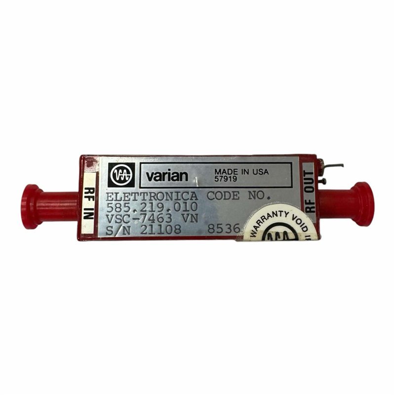 VSC-7463 Varian Microwave Low Noise Amplifier SMA 2.5-7.5Ghz +15V