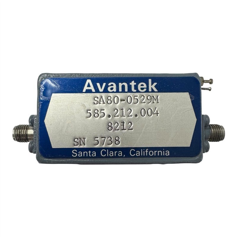 SA80-0529M Avantek Microwave Amplifier SMA +15V 2000-4000Mhz