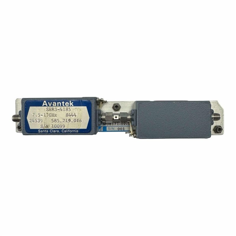 SA83-4185 Avantek Microwave Amplifier 2 Stage SMA 7500-17000Mhz +15V