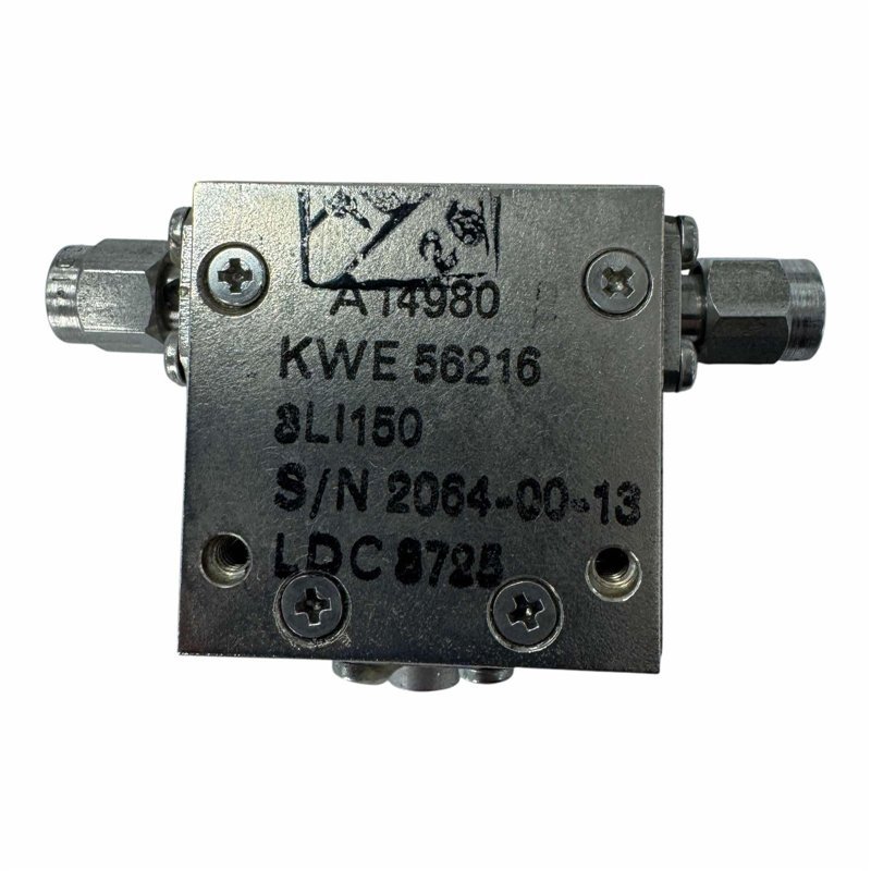KWE56216 Coaxial Isolator 1100-1370Mhz Isol -25db Loss 1.0db SMA(m-m)