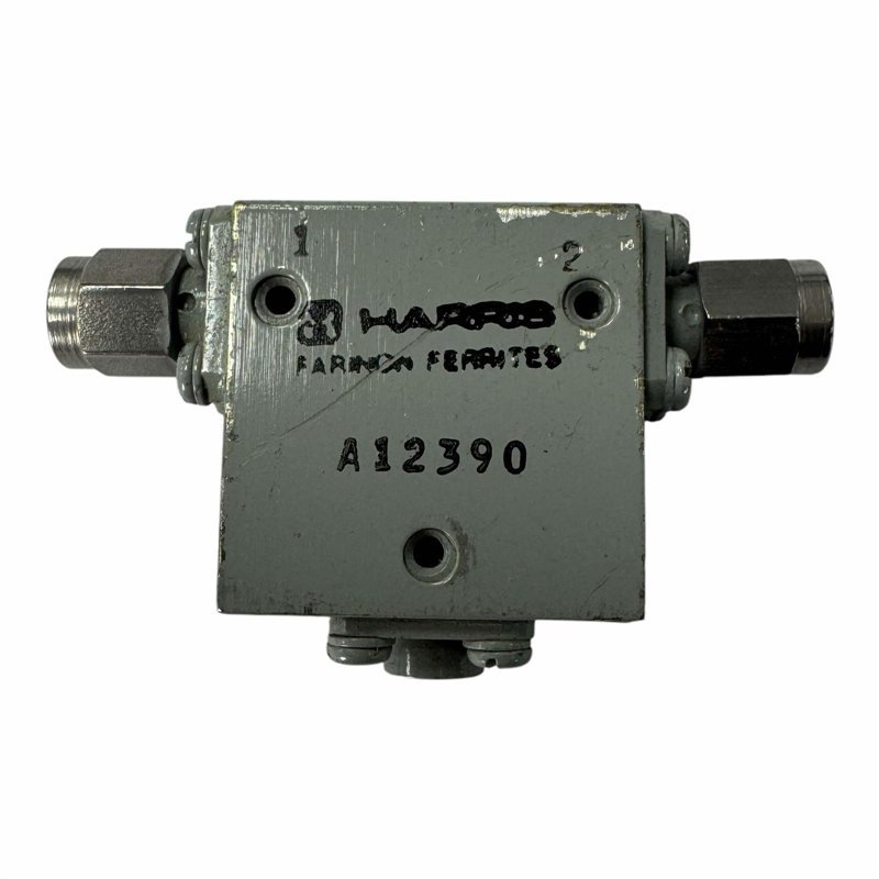 A12390 Harris Coaxial Isolator 3500-6700Mhz Isol -20db Loss 1.0db SMA(m-m)