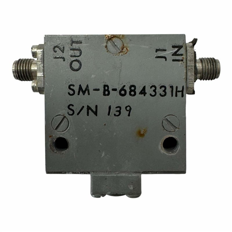 SM-B-684331H PH Coaxial Isolator 4000-5000Mhz Isol -25db Loss 1.0db SMA(f-f)