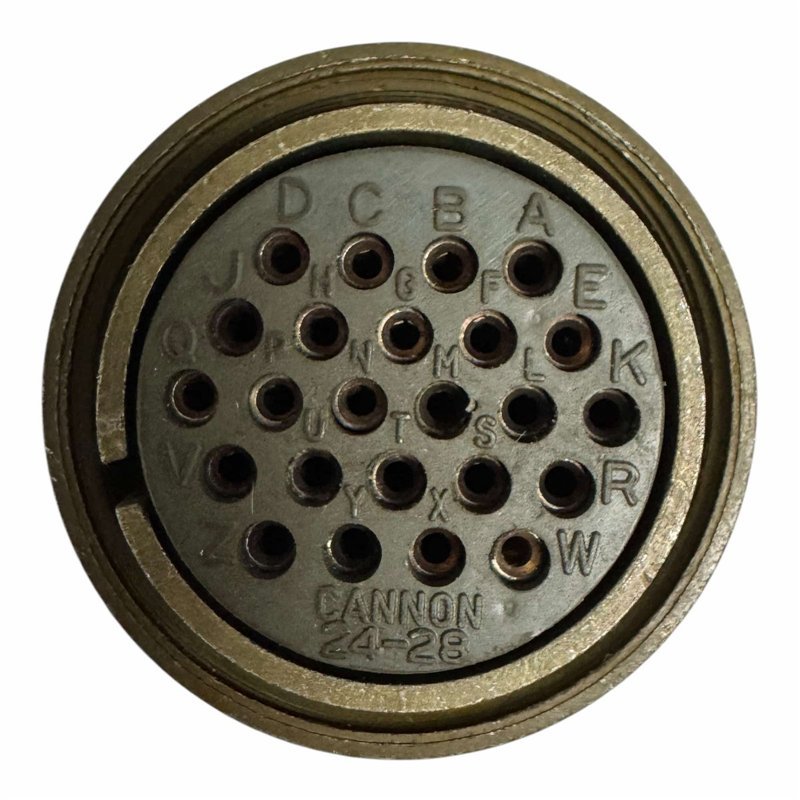 MS3106ER24-28SY Cannon Circular Mil Spec Connector