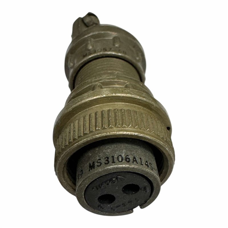 MS3106A14S-9S Veam Circular Mil Spec Connector With MS3057-6B Cable Clamp