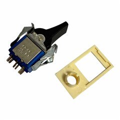 7646 Apem Rocker Switch Panel Mount DPDT 7646A-U812
