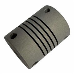 WA15-4MM-3MM Helical Aluminum Alloy Flexible Shaft Coupling 15x20mm