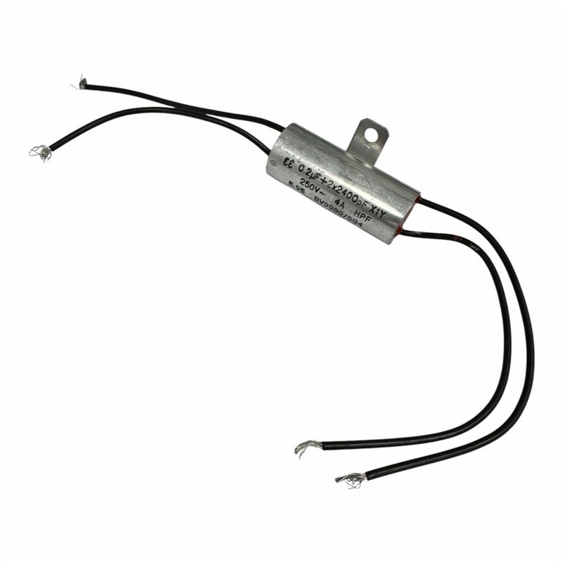BV9900/504 Capacitor 0.2uF + 2x2400pF 250V 43x18mm
