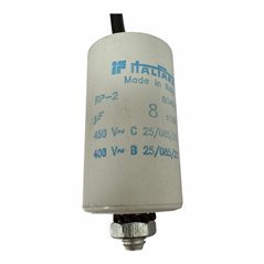RP-2 8040SH Motor Run Capacitor 8uF 450Vac 5% 56x32mm