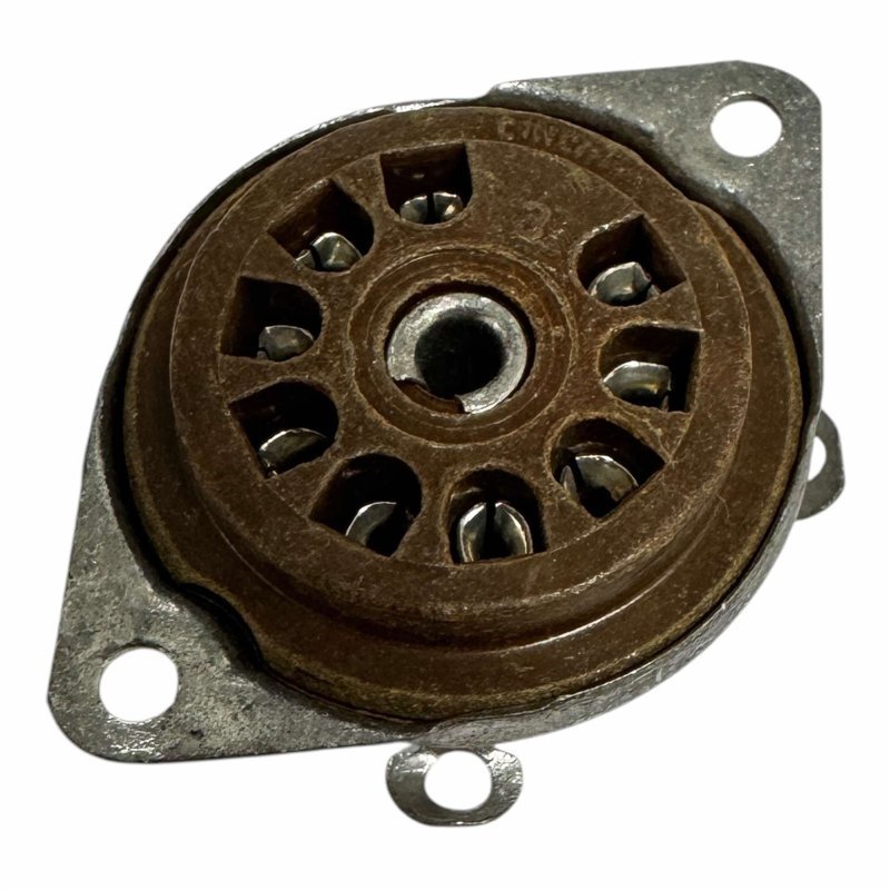 Cinch 9 Pin 9 Position Tube Socket Panel Mount