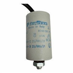 RP-2 8040SH Motor Run Capacitor 8uF 450Vac 5% 55.5x32mm