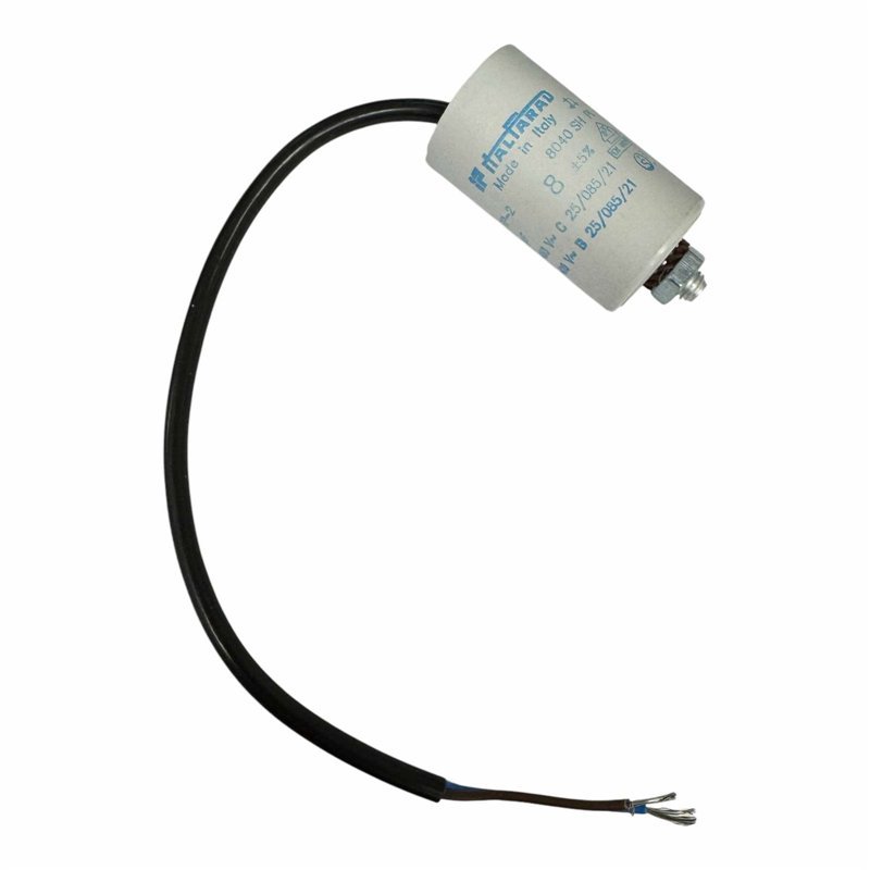 RP-2 8040SH Motor Run Capacitor 8uF 450Vac 5% 55.5x32mm
