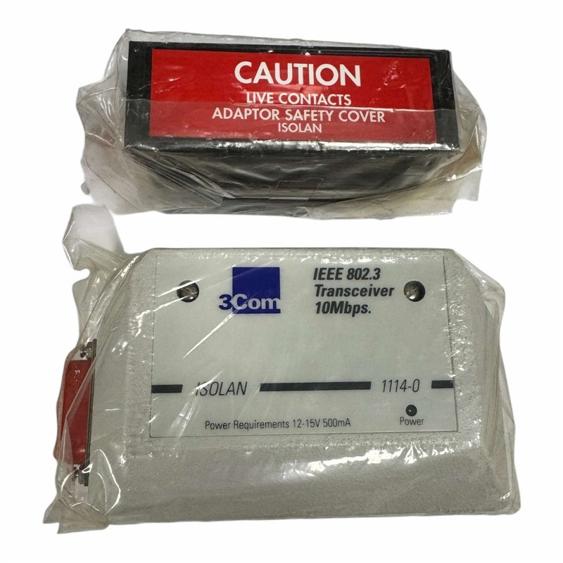 1114-000-000-7 3Com IEEE 802.3 Tranceiver 10Mbps 12-15V 500mA