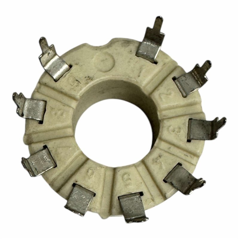 Ceramic Tube Socket PCB Mount E504 EL519 EL502 9 Pin 9 Position