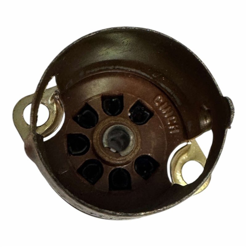 TS102P01 Cinch 7 Pin 7 Position Tube Socket Panel Mount