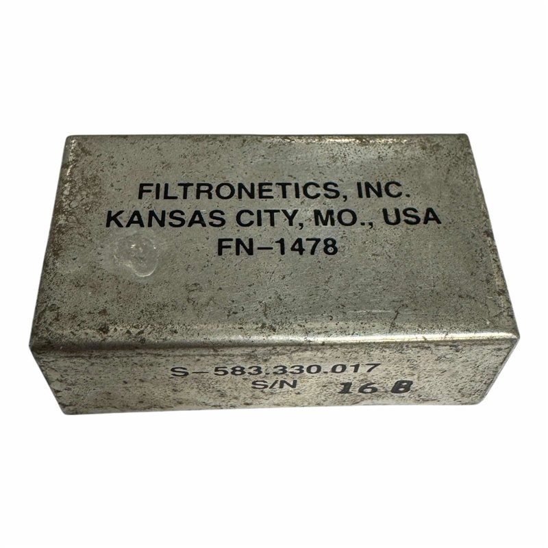 FN-1478 Filtronetics Filter 10.7MHz BW96KHz