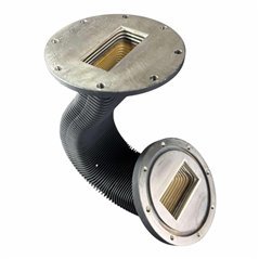 6841 Forem Waveguide Section Semi Flexible Angled WR-284 WR284