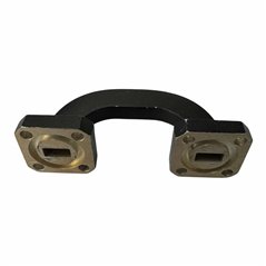 6851 Waveguide Fixed Section Angled 180° WR-28 WR28 60mm