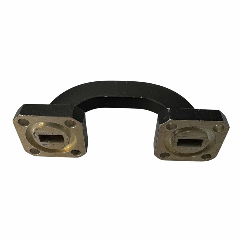 6851 Waveguide Fixed Section Angled 180° WR-28 WR28 60mm