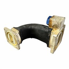 416695 Airtron Waveguide Semi Flexible Transition WR-112 to WR-90 With Pressure Inlet NOS