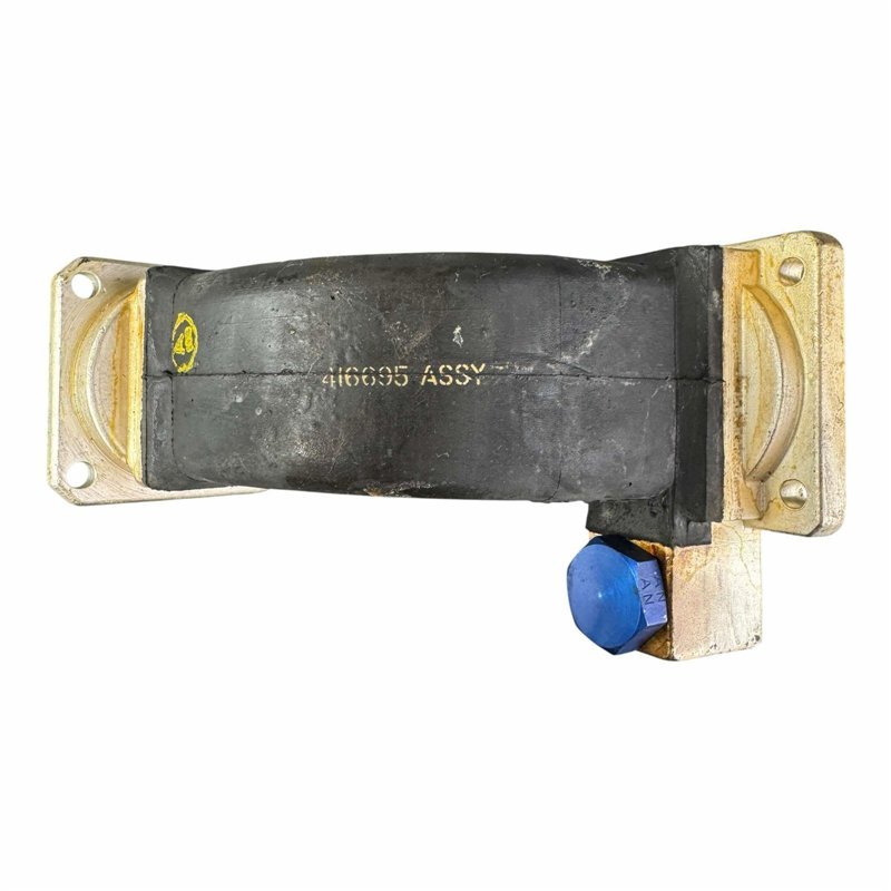 416695 Airtron Waveguide Semi Flexible Transition WR-112 to WR-90 With Pressure Inlet NOS
