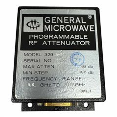Model 329 General Microwave RF Programmable Attenuator 8-18GHz 60dB 0.2dB