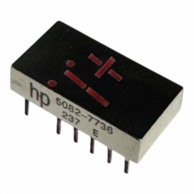 5082-7736 HP 7 Segment Led Display 19x10mm