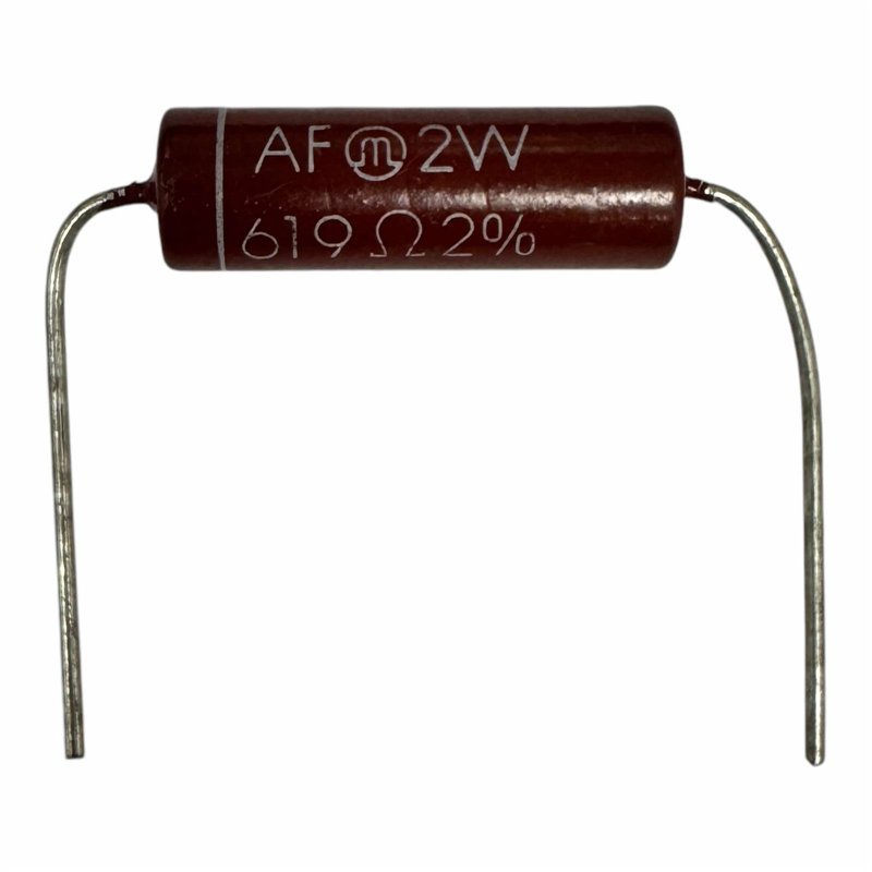 Resistor Axial Ceramic 619Ohm 619R  2W 2%