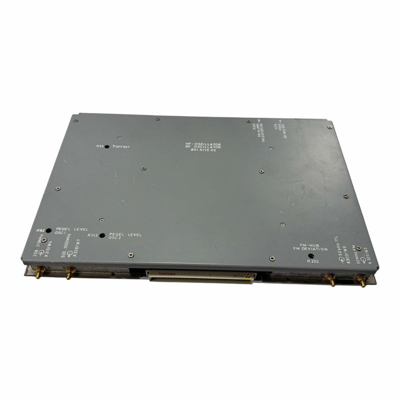 801.5110.02 Rohde & Schwarz RF Signal Generator Oscillator Circuit Card Assembly 5998-01-390-5326