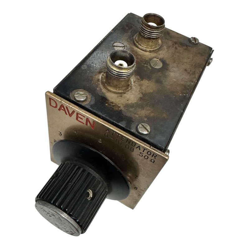 10240-50-10 Daven RF Variable Attenuator TNC (f) 0-10dB 1dB/Step
