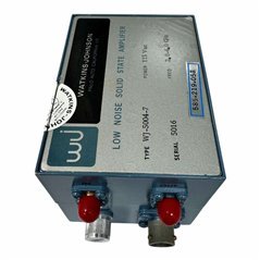 WJ-5004-7 Watkins Johnson Low Noise Solid State Amplifier 2-4GHz 115Vac
