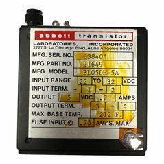 BL05DH-5A 21649 Abott Transistor VIN:22-32Vdc Vout:5V
