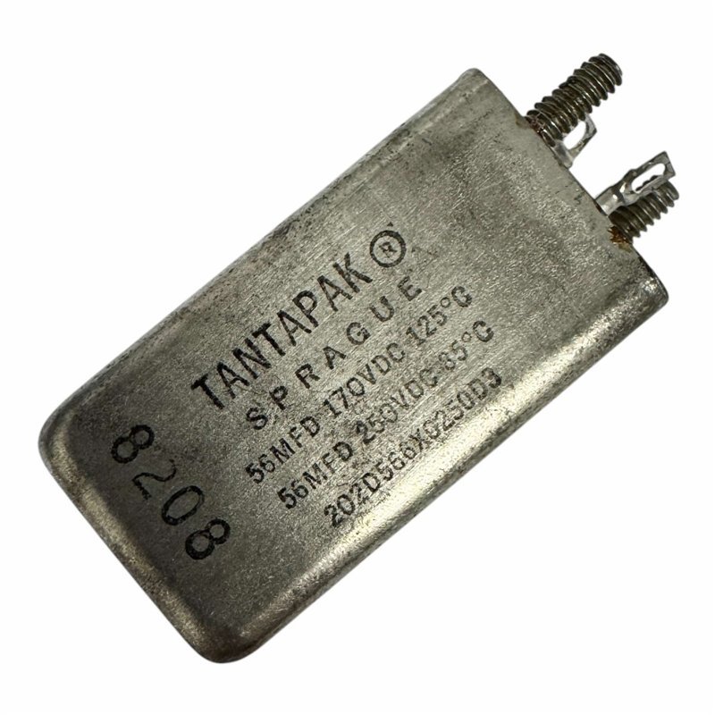 202D566XD250D3 Tantapak Sprague Mil Spec Tantalum Capacitor 56uF 250V 85C