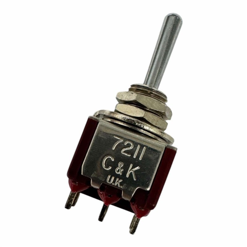 7211 C&K Toggle Switch DPDT 2A/250Vac 5A/125Vac