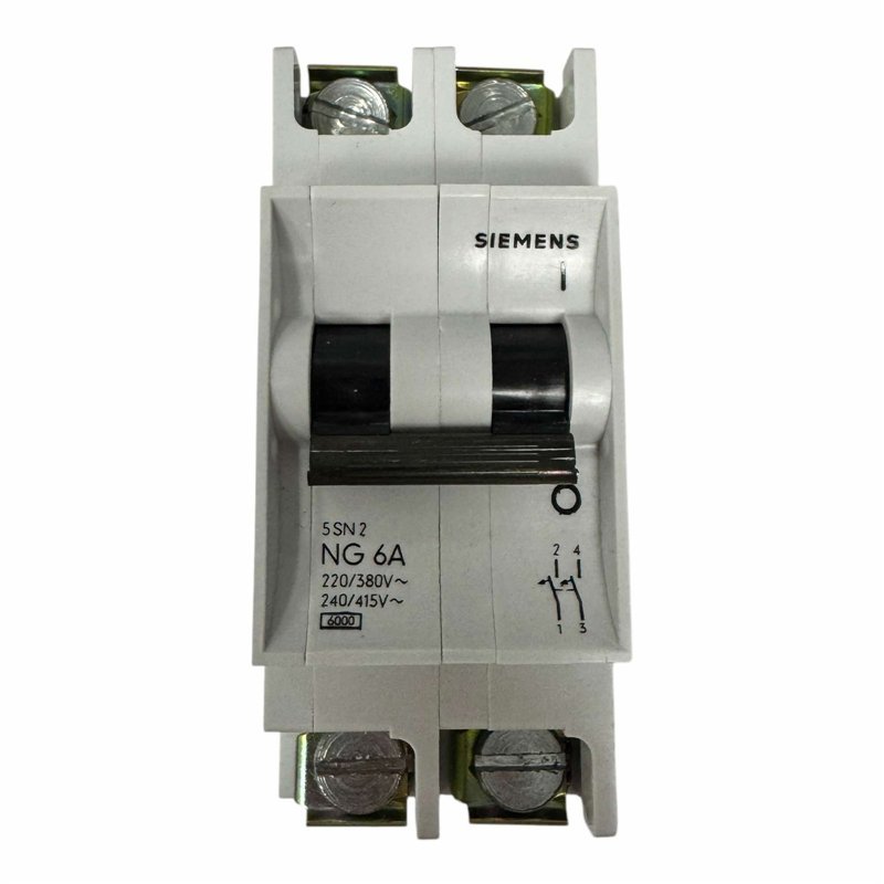 5SN2NG10A Siemens 2 Pole Circuit Breaker 10A 220/380V
