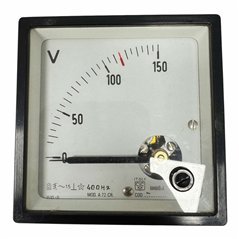 MODA72CR Analog Rectangular Panel Meter Voltmeter 0-150V 72x72mm